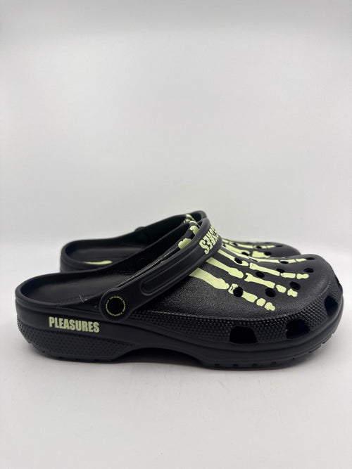 CROCS CLASSICS CLOG X PLEASURES SKELETON - BLACK GLOW|26125