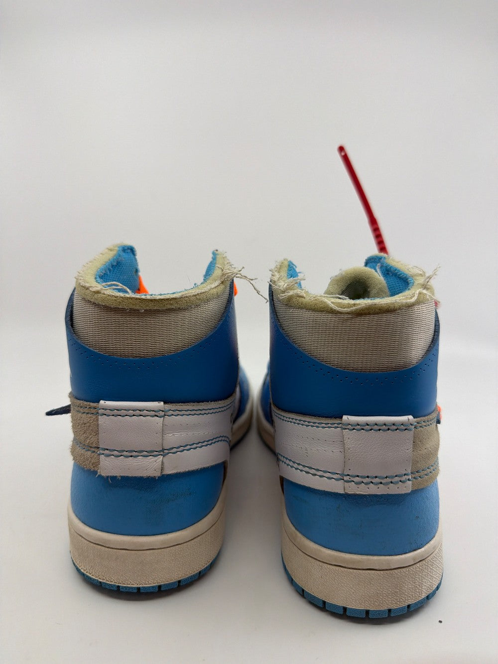 *USED/NO BOX* AJ 1 X OFF-WHITE - UNIVERSITY BLUE|27248