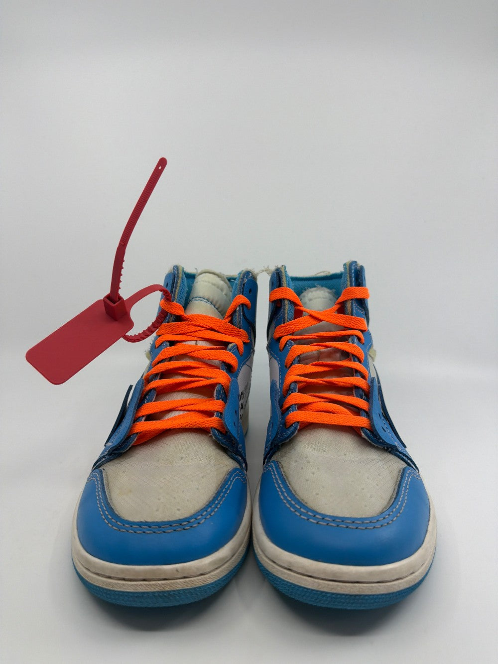 *USED/NO BOX* AJ 1 X OFF-WHITE - UNIVERSITY BLUE|27249