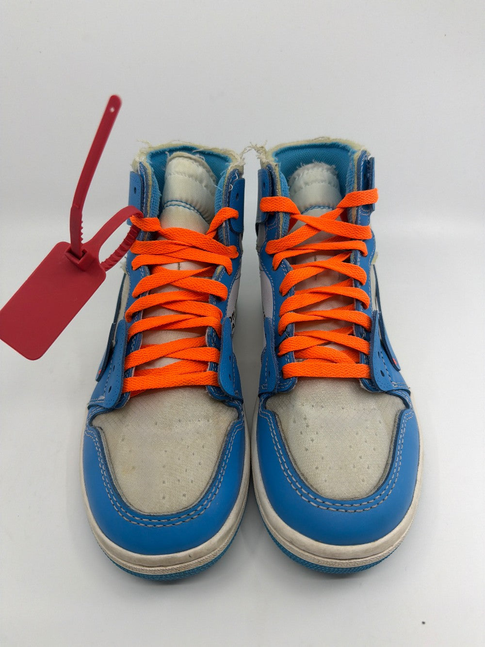 *USED/NO BOX* AJ 1 X OFF-WHITE - UNIVERSITY BLUE|27250