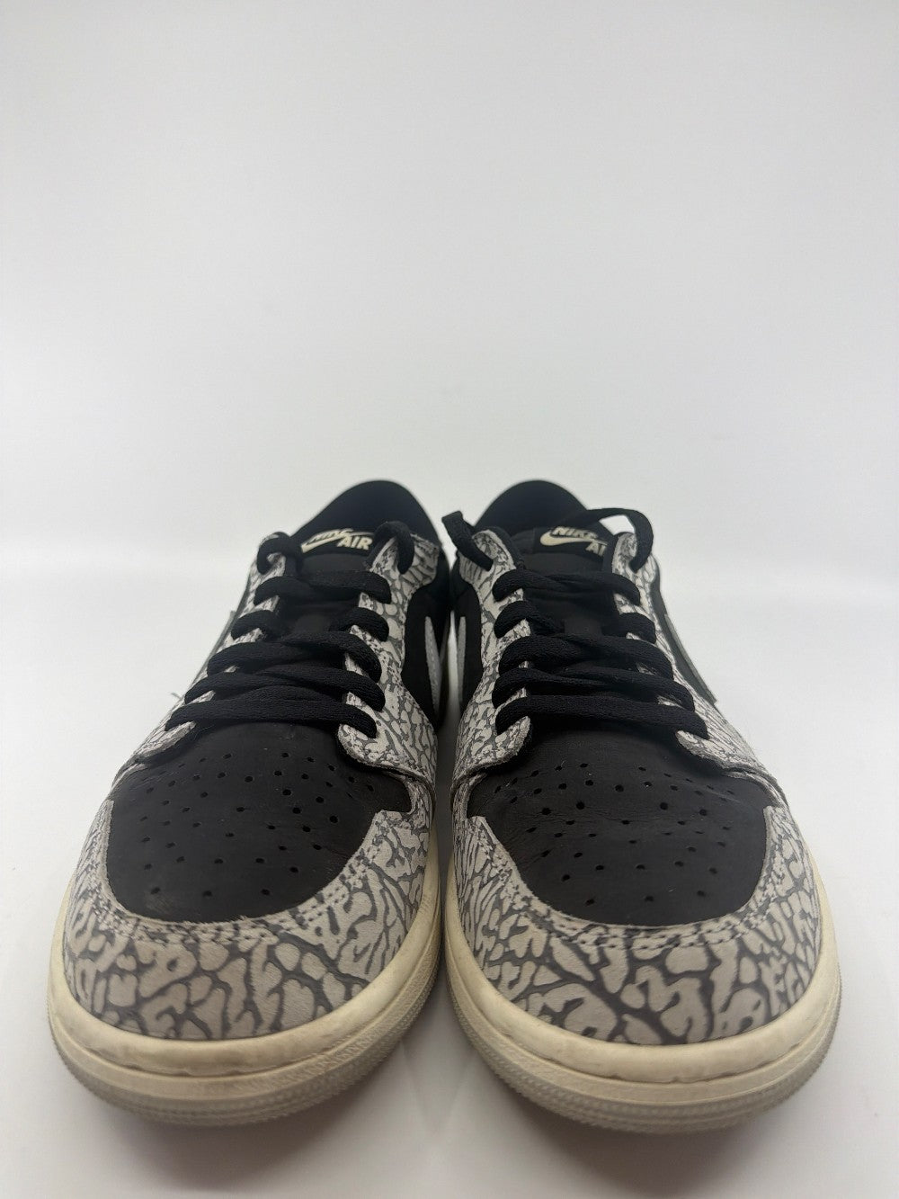 *USED* AJ 1 LOW OG - BLACK CEMENT|30662