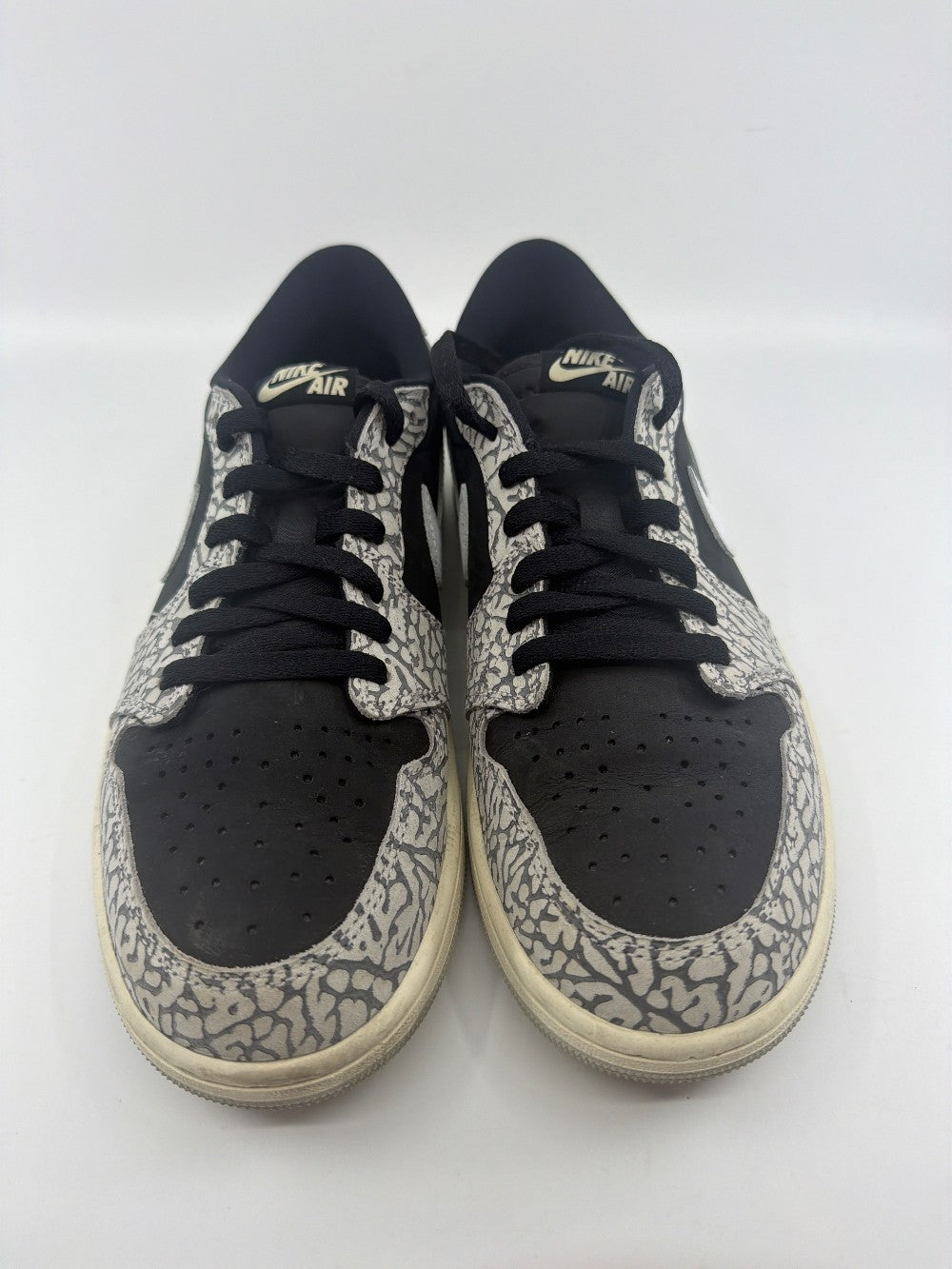 *USED* AJ 1 LOW OG - BLACK CEMENT|30663
