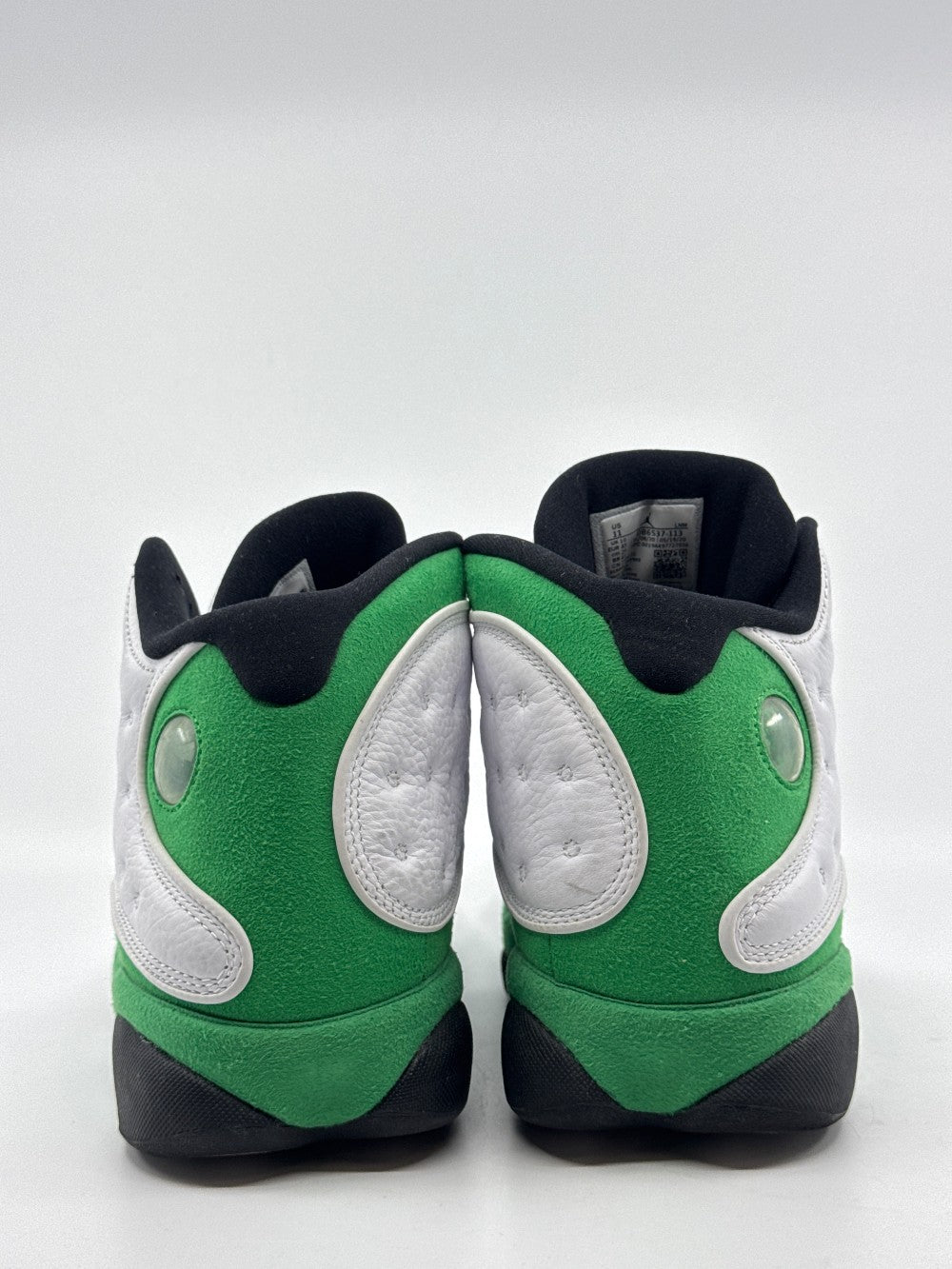 *USED* AJ 13 - WHITE LUCKY GREEN|32519