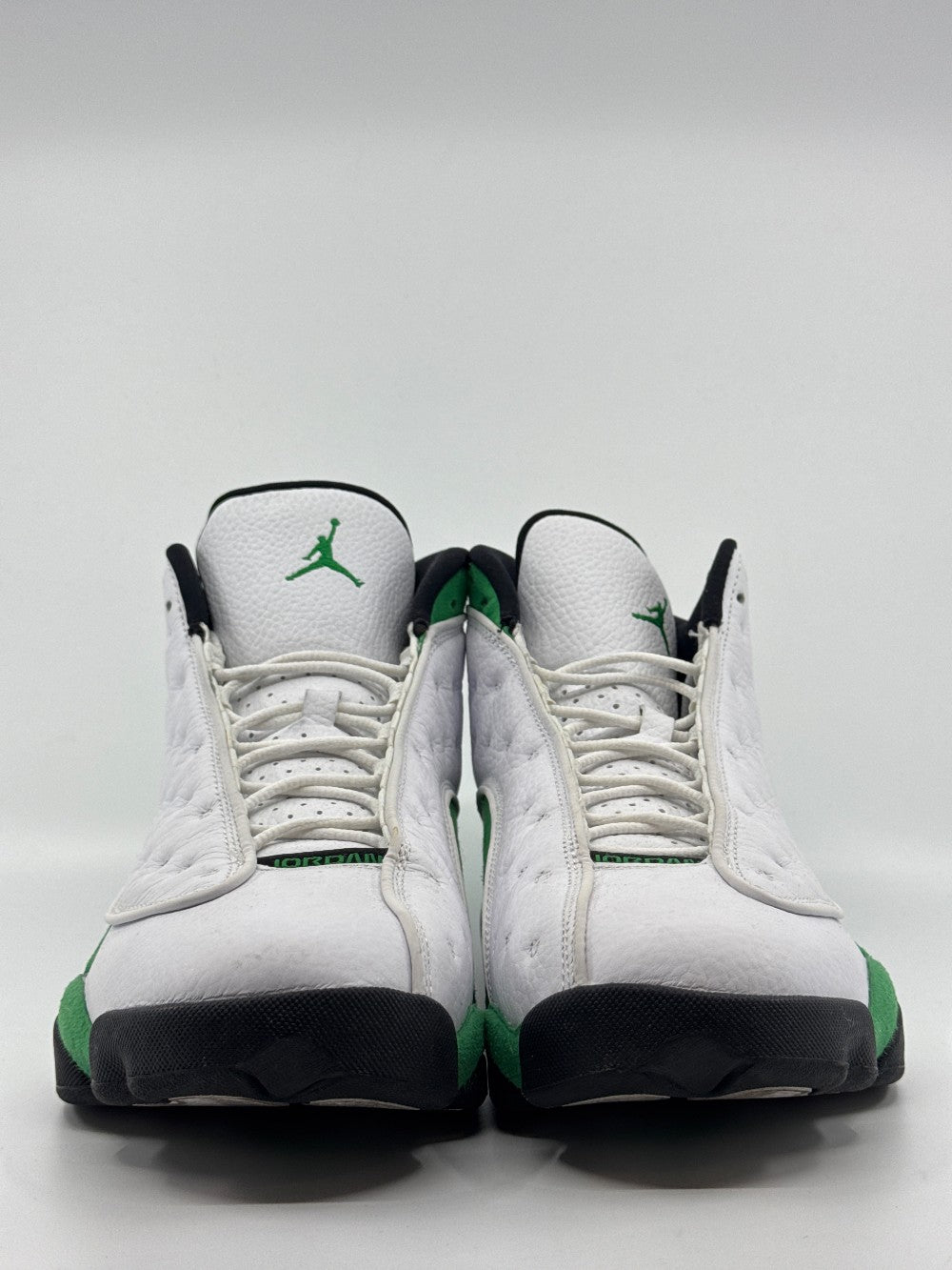 *USED* AJ 13 - WHITE LUCKY GREEN|32521