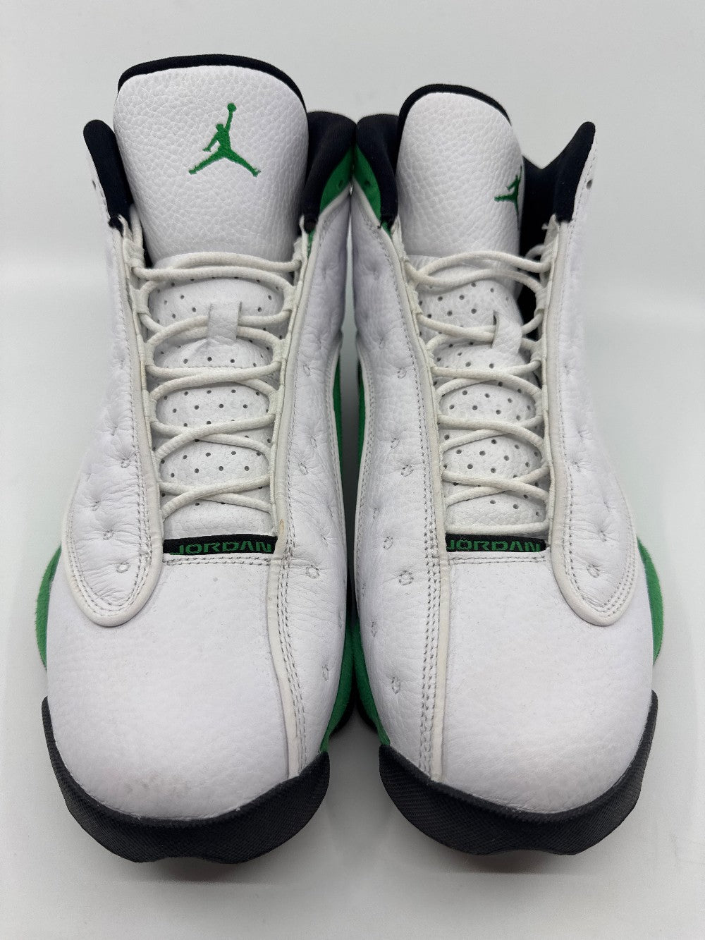 *USED* AJ 13 - WHITE LUCKY GREEN|32522
