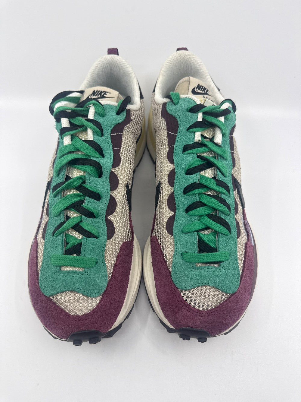 *USED* NIKE VAPORWAFFLE X SACAI - VILLIAN RED NEPTUNE GREEN|33220
