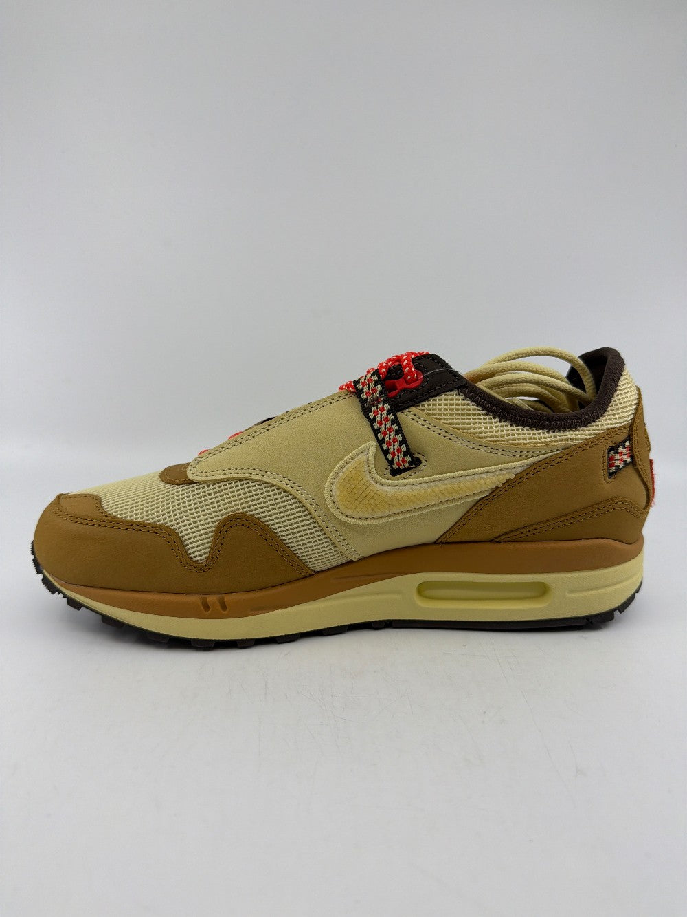 NIKE AIR MAX 1 X TRAVIS SCOTT - CACTUS JACK WHEAT LEMON DROP|36303