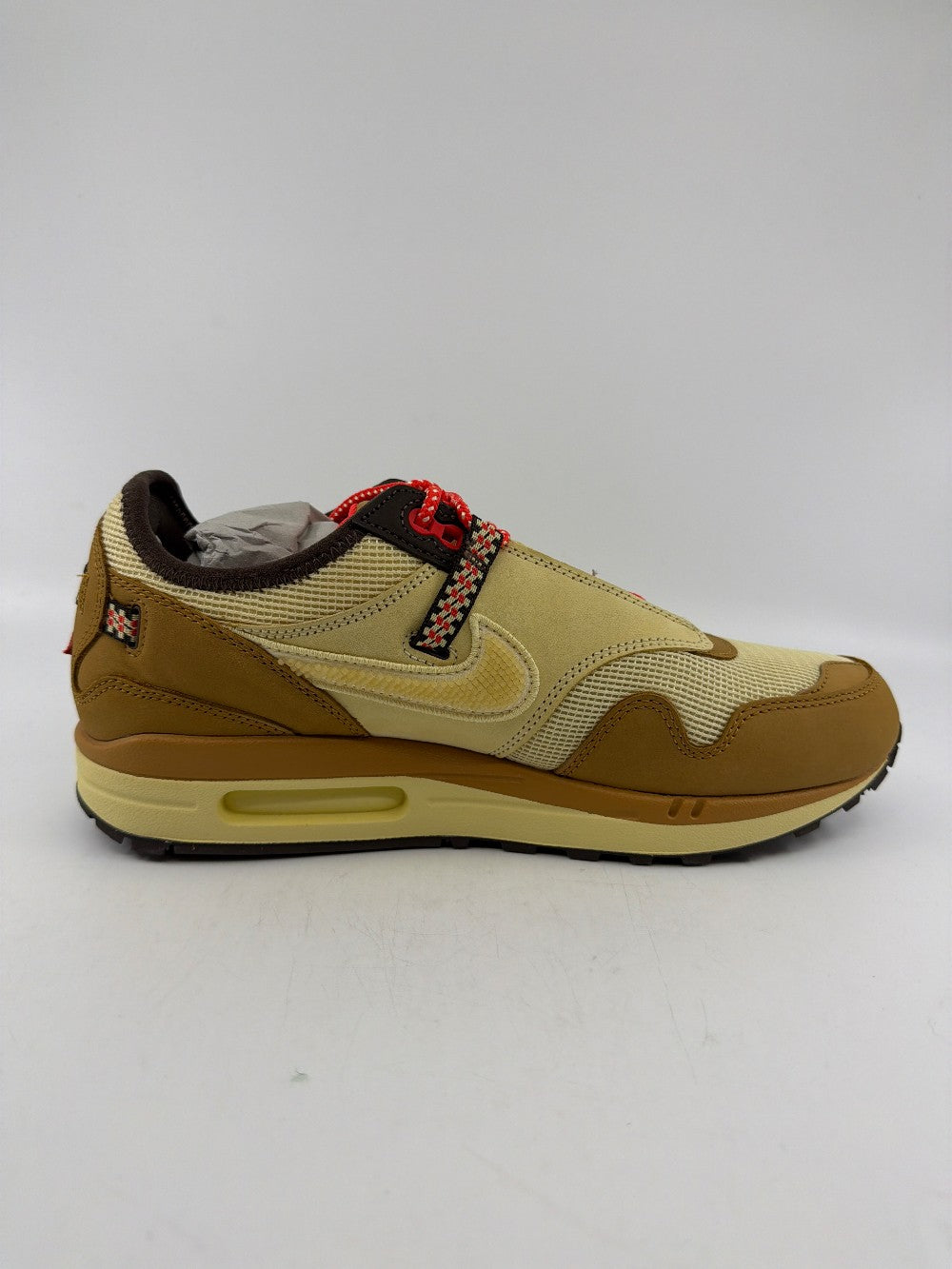 NIKE AIR MAX 1 X TRAVIS SCOTT - CACTUS JACK WHEAT LEMON DROP|36308