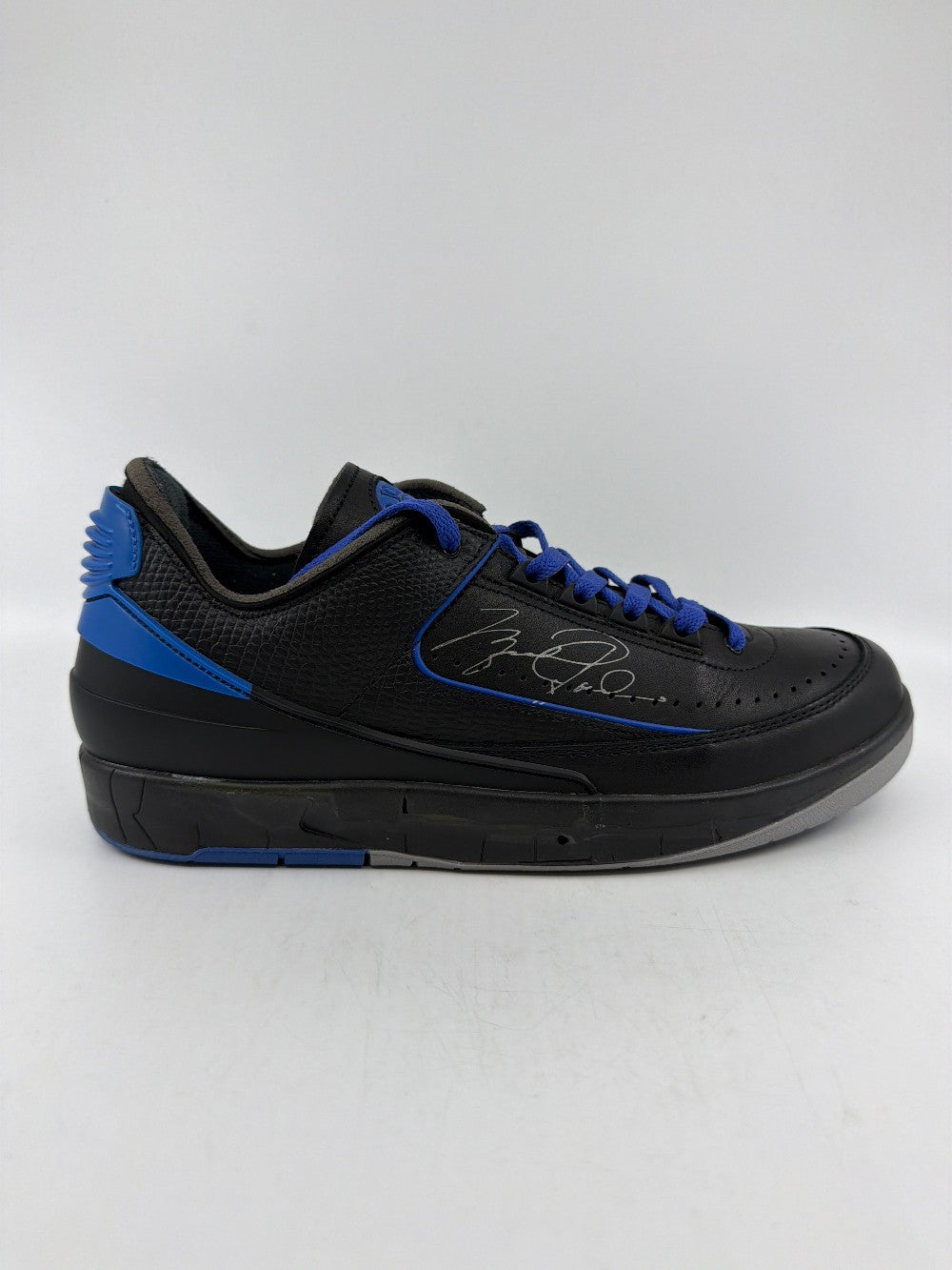 *USED* AJ 2 LOW X OFF-WHITE - BLACK BLUE|36371