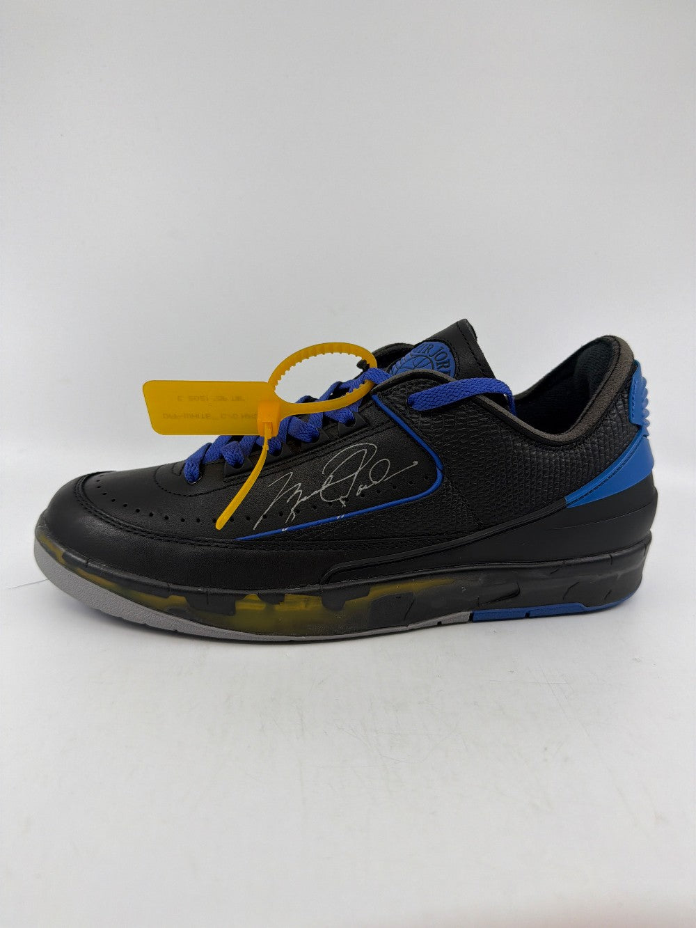 *USED* AJ 2 LOW X OFF-WHITE - BLACK BLUE|36376