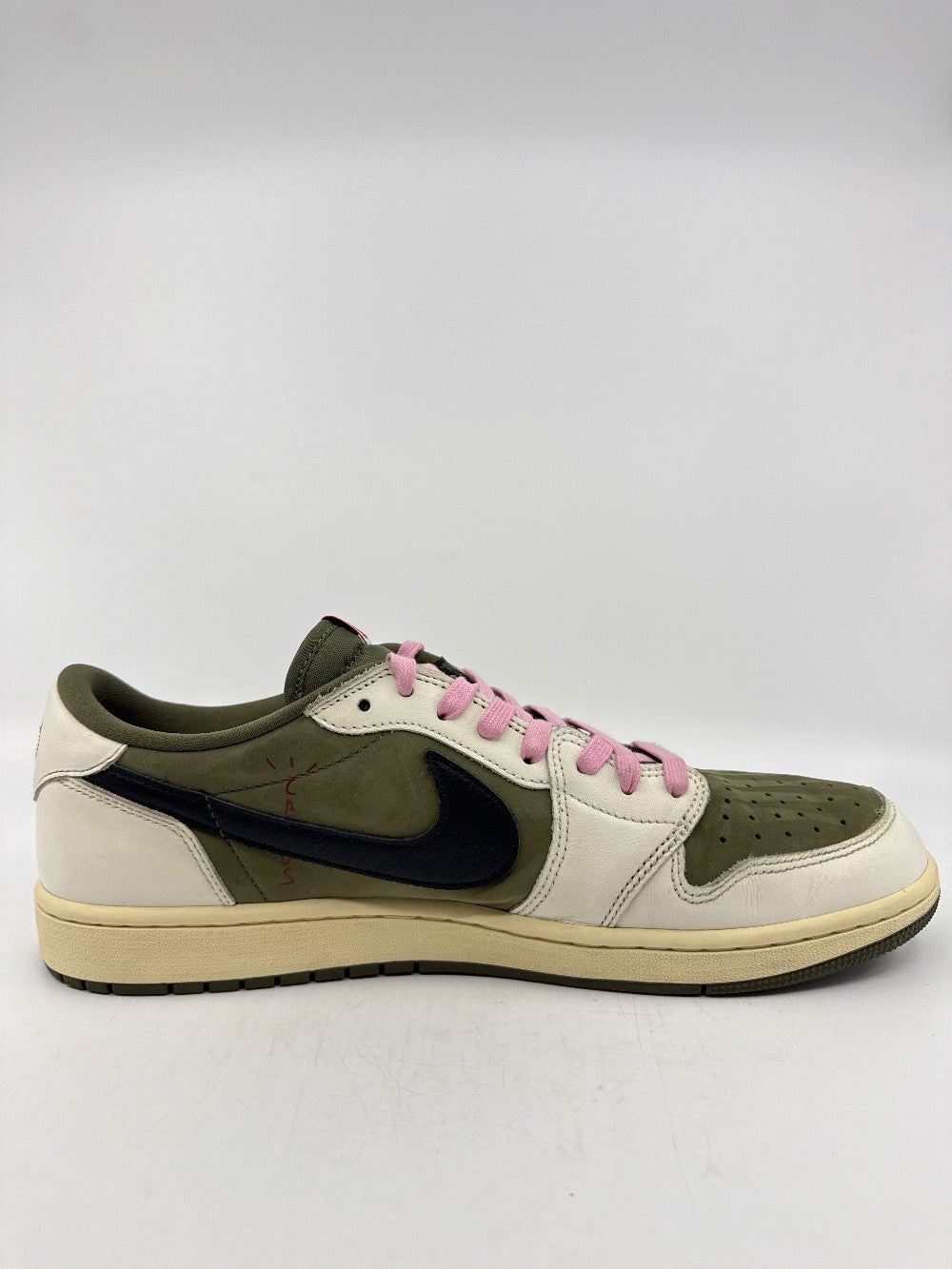 *USED* AJ 1 LOW X TRAVIS SCOTT - MEDIUM OLIVE|36493