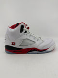 *USED* AJ 5 (GS) - FIRE RED BLACK TONGUE|38774