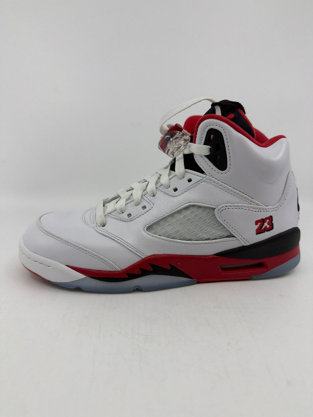 *USED* AJ 5 (GS) - FIRE RED BLACK TONGUE|38779