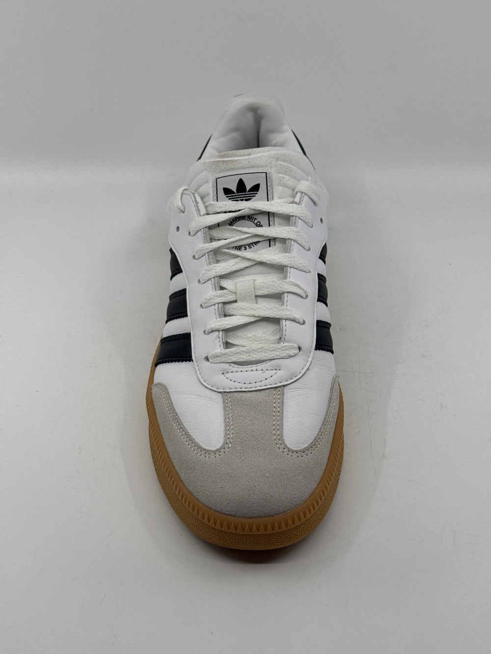 *USED/NO BOX* ADIDAS SAMBA XLG - WHITE BLACK GUM|41969