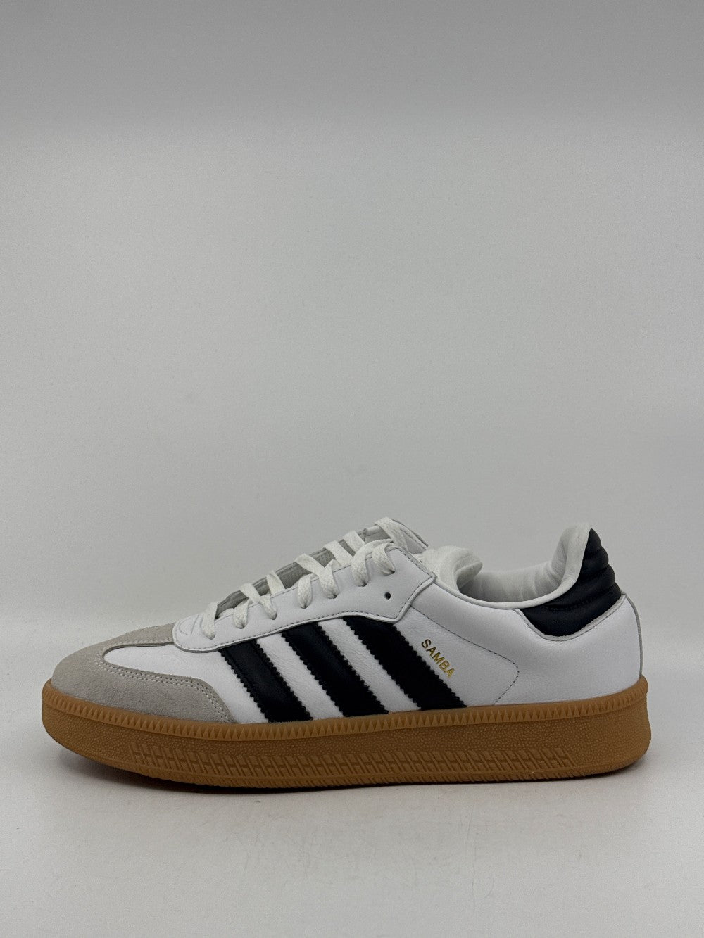 *USED/NO BOX* ADIDAS SAMBA XLG - WHITE BLACK GUM|41971