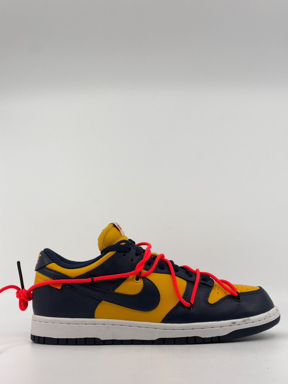 NIKE DUNK LOW X OFF WHITE - UNIVERSITY GOLD|42294