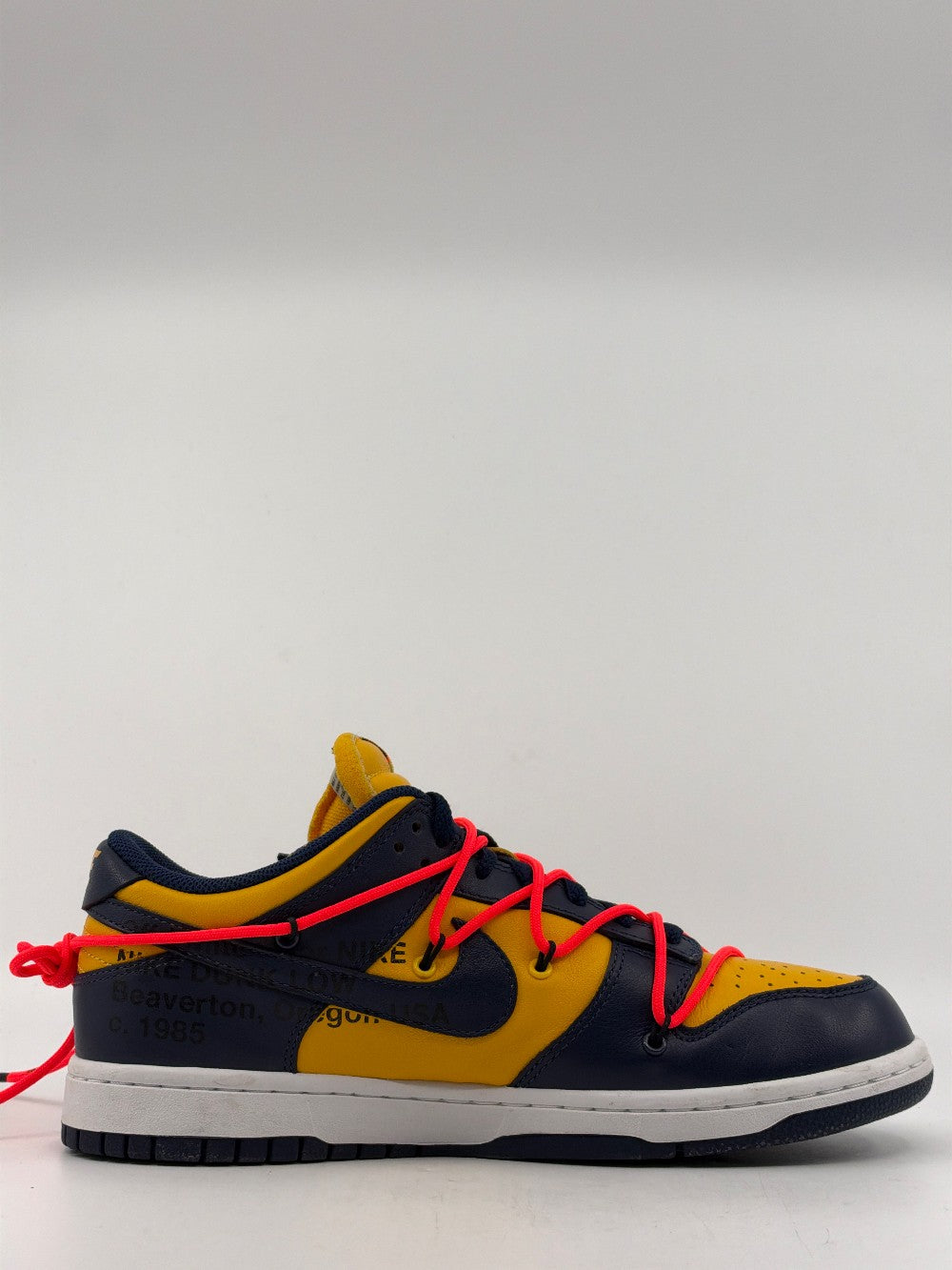 NIKE DUNK LOW X OFF WHITE - UNIVERSITY GOLD|42302