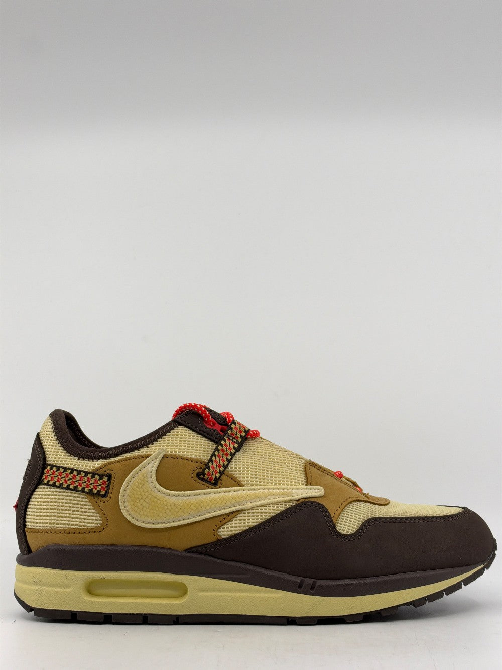 *USED* NIKE AIR MAX 1 X TRAVIS SCOTT - BAROQUE BROWN|42306