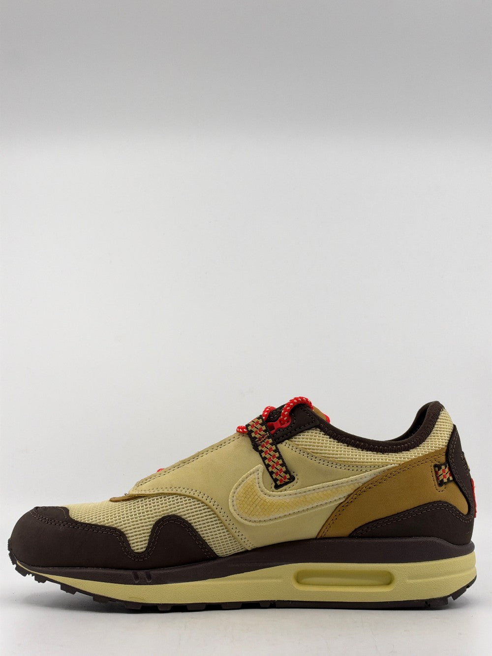 *USED* NIKE AIR MAX 1 X TRAVIS SCOTT - BAROQUE BROWN|42308