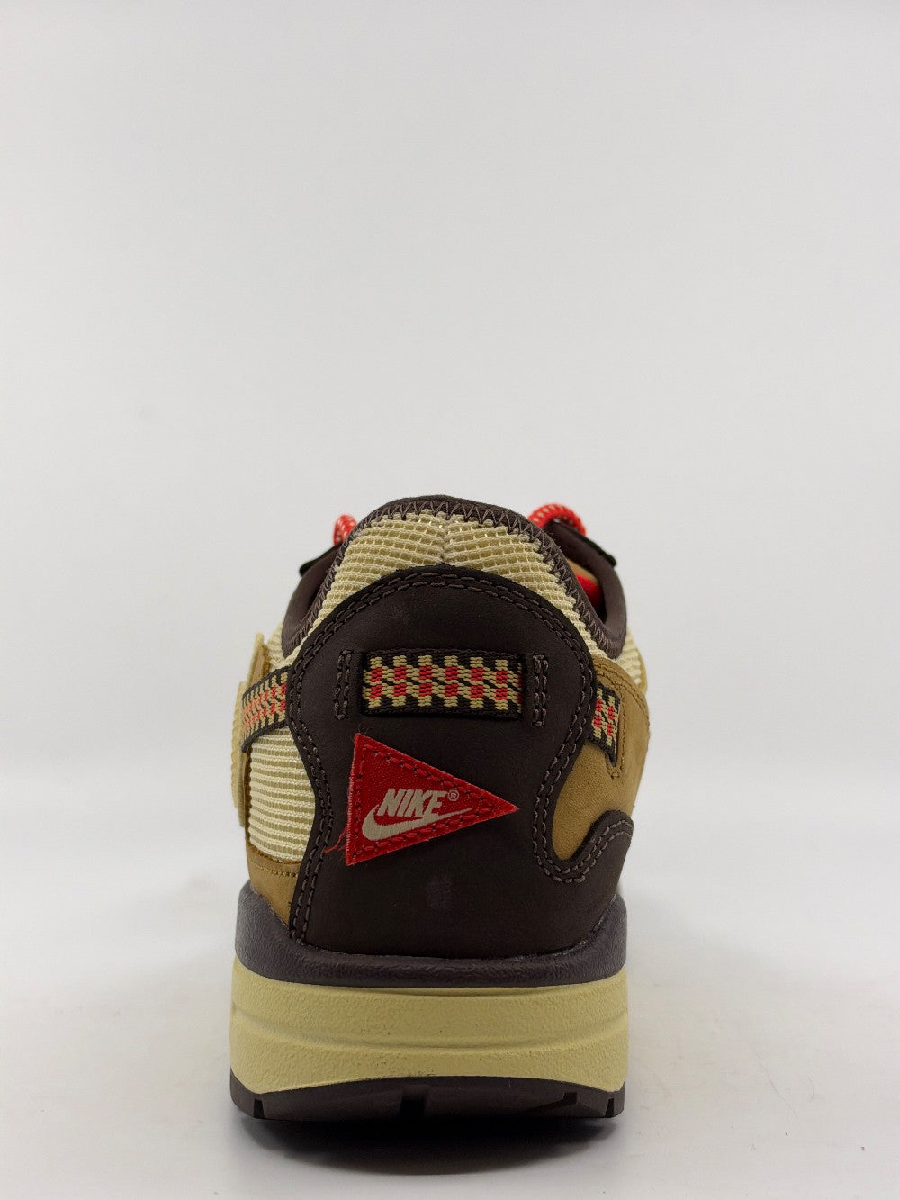 *USED* NIKE AIR MAX 1 X TRAVIS SCOTT - BAROQUE BROWN|42313