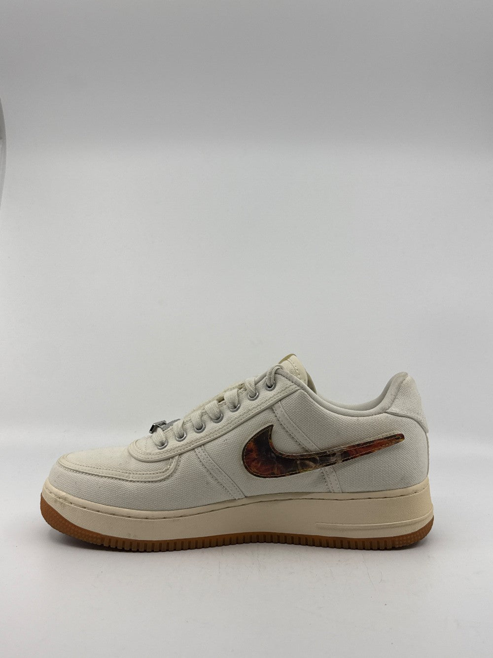*USED* NIKE AIR FORCE 1 LOW X TRAVIS SCOTT - SAIL|42332
