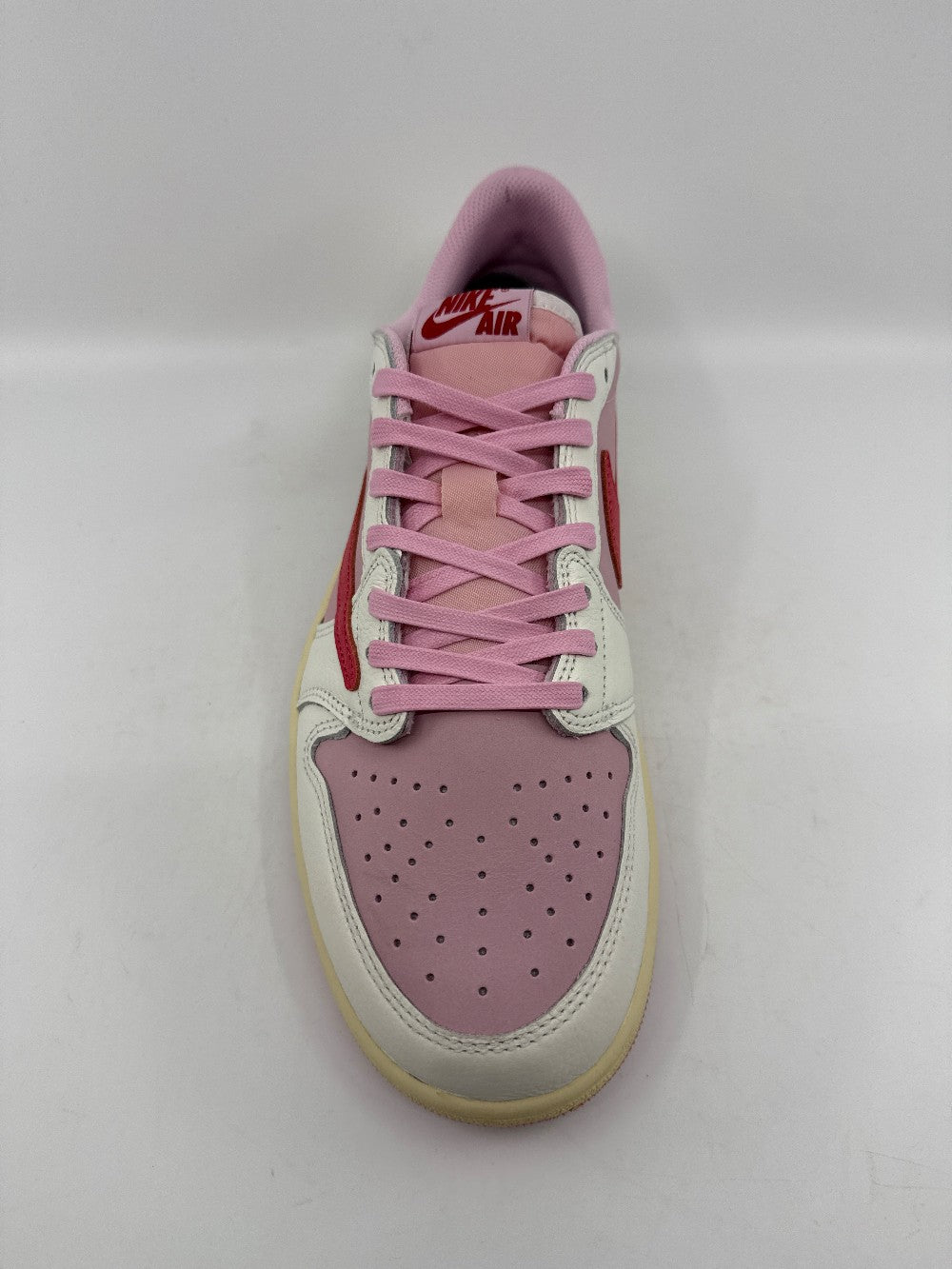 *USED* AJ 1 LOW X TRAVIS SCOTT - SAIL TROPICAL PINK|43172