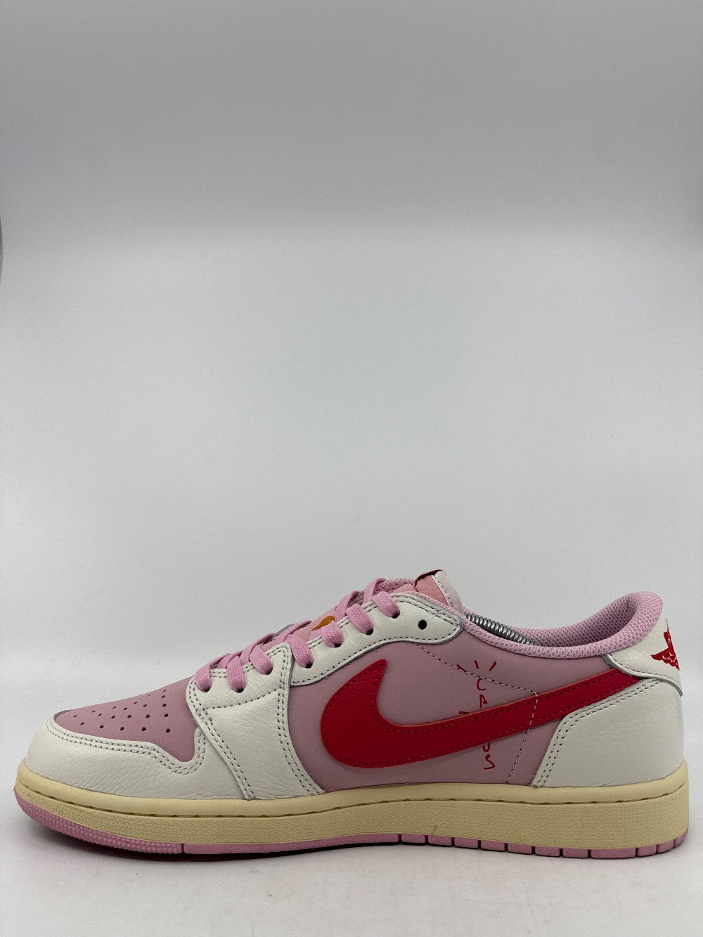 *USED* AJ 1 LOW X TRAVIS SCOTT - SAIL TROPICAL PINK|43173