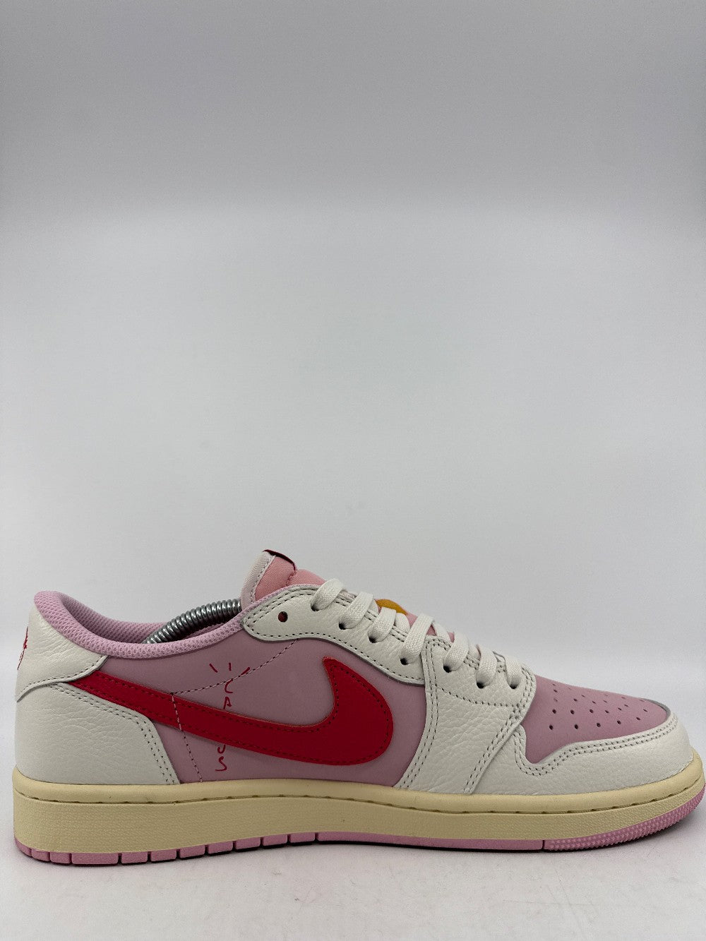 *USED* AJ 1 LOW X TRAVIS SCOTT - SAIL TROPICAL PINK|43178