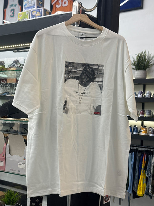 SUPREME X JORDAN BIGGIE S/S TOP - WHITE|43463