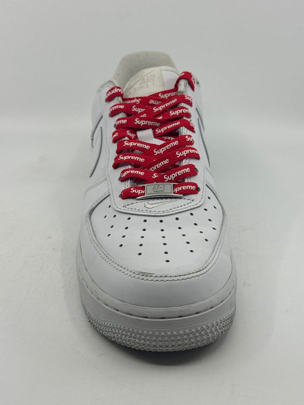 *USED* NIKE AIR FORCE 1 LOW X SUPREME - WHITE|43468