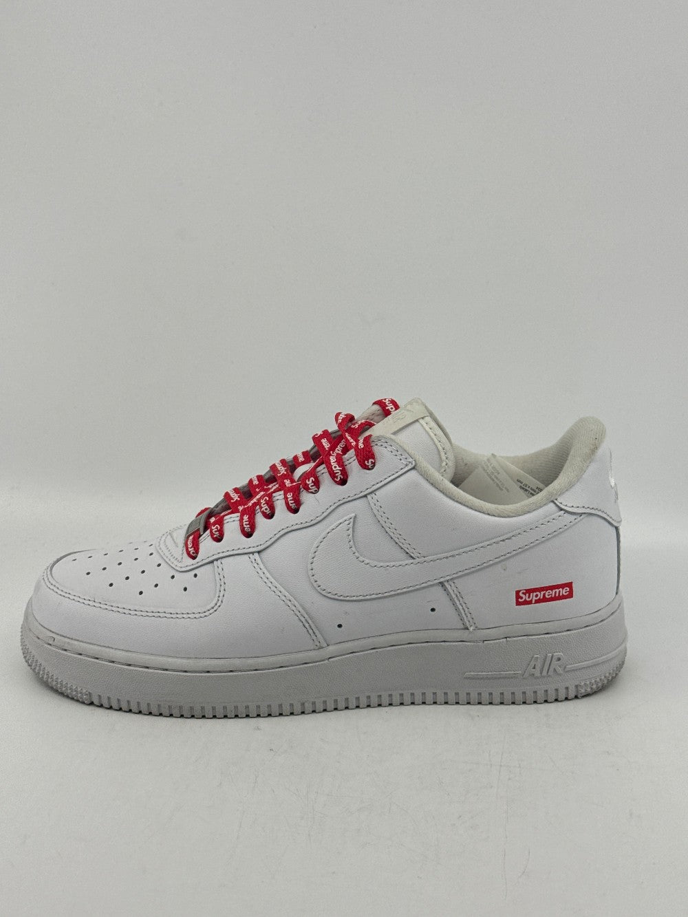 *USED* NIKE AIR FORCE 1 LOW X SUPREME - WHITE|43471