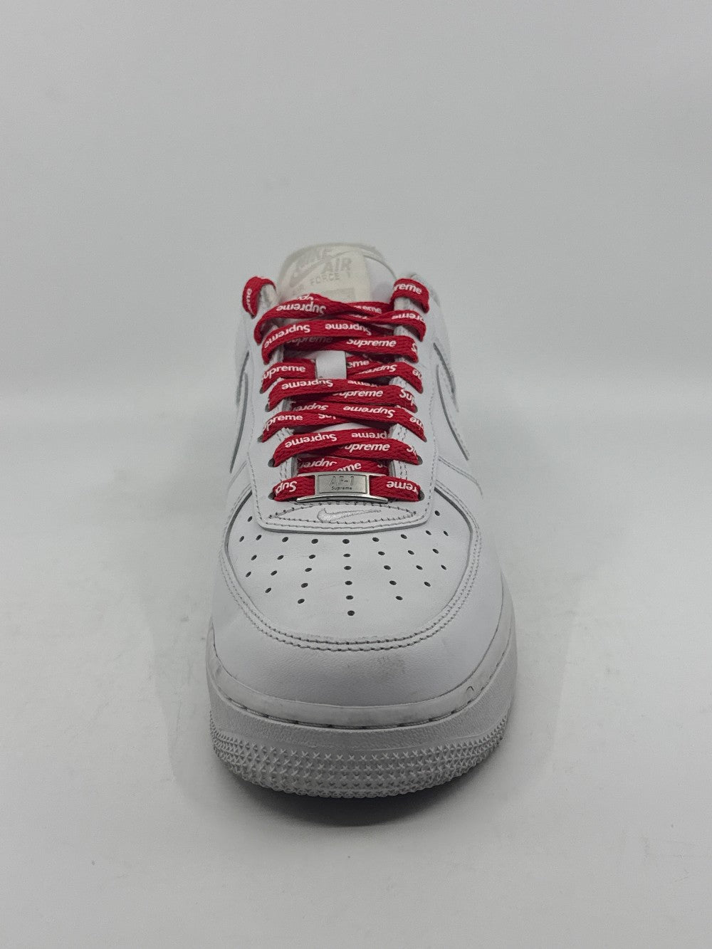 *USED* NIKE AIR FORCE 1 LOW X SUPREME - WHITE|43474