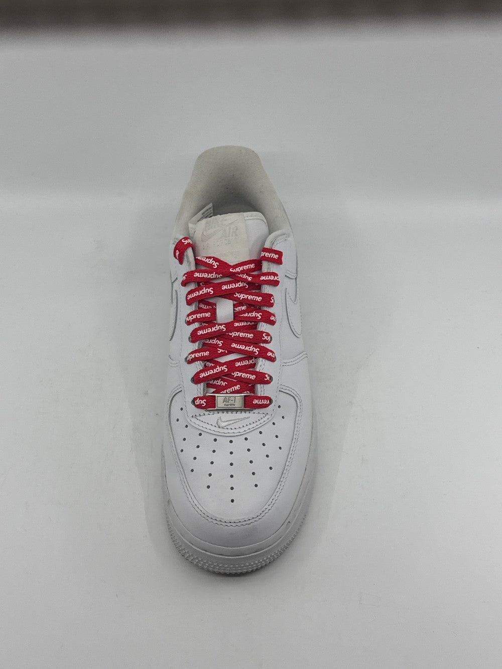 *USED* NIKE AIR FORCE 1 LOW X SUPREME - WHITE|43475