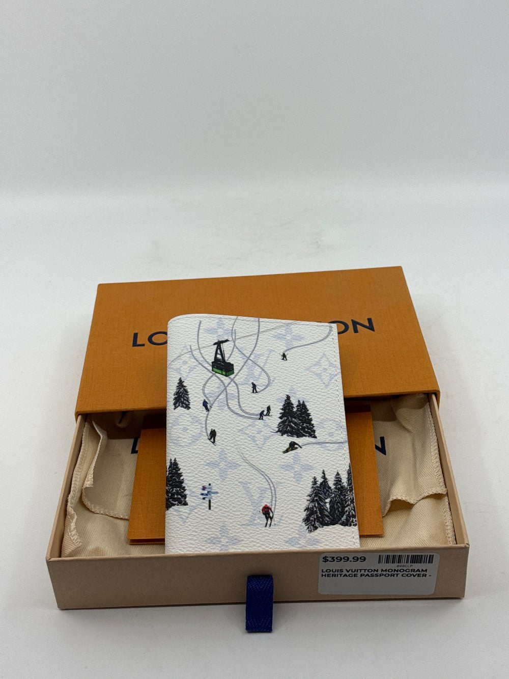 LOUIS VUITTON MONOGRAM HERITAGE PASSPORT COVER - WHITE|43591