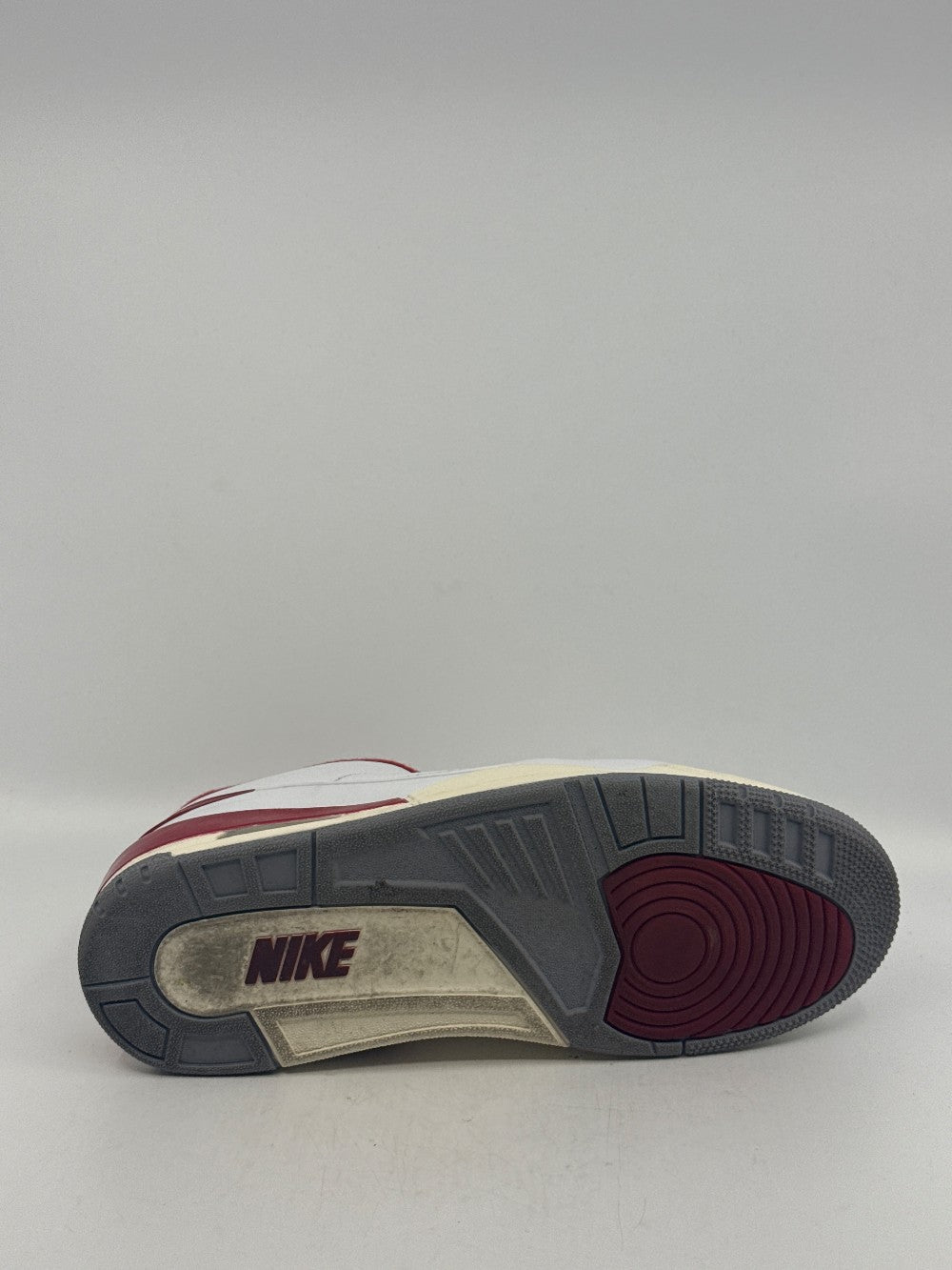 *USED* AJ 2/3 - WHITE VARSITY RED|44756