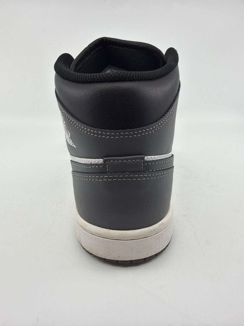*USED* AJ 1 MID - BLACK WHITE IRON GREY|44886
