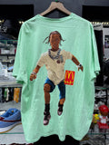 *USED* TRAVIS SCOTT X MCDONALDS TEE - TRAVIS MINT|30261