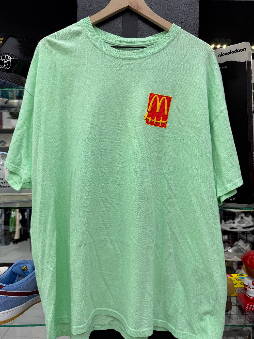 *USED* TRAVIS SCOTT X MCDONALDS TEE - TRAVIS MINT|30262